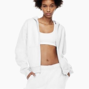 Tna Cozy Fleece Perfect Hoodie in White